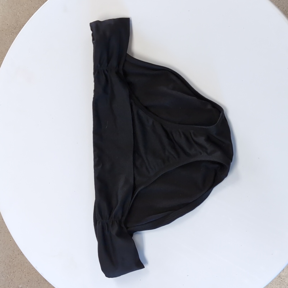 Ahtleta Black Bikini Low-rise Swim Bottoms